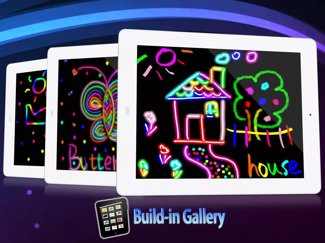 Kids Drawing HD - Free Kids Color Draw & Paint Games on Pictures iPad Screenshots