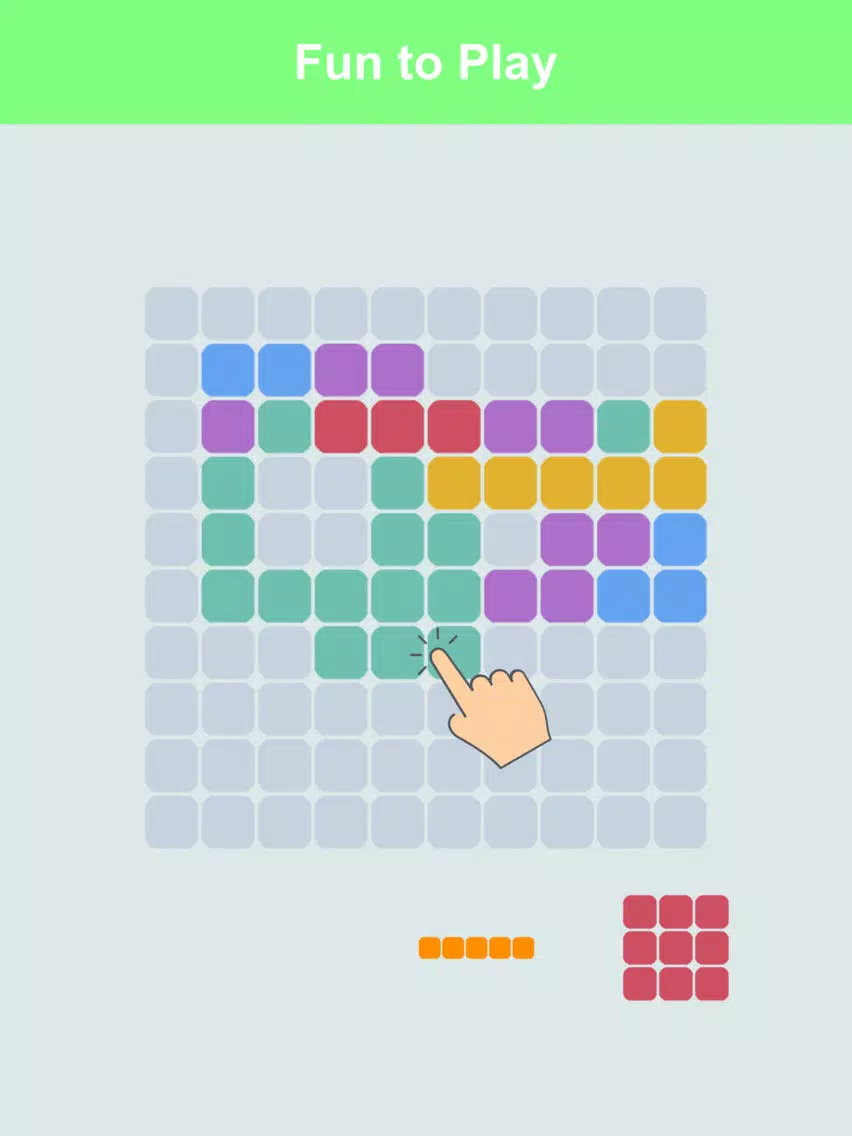 1010 Glow Block Puzzle Game iPad Screenshots