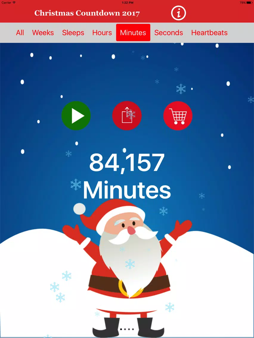 Christmas Countdown 2019 - iPad Screenshots