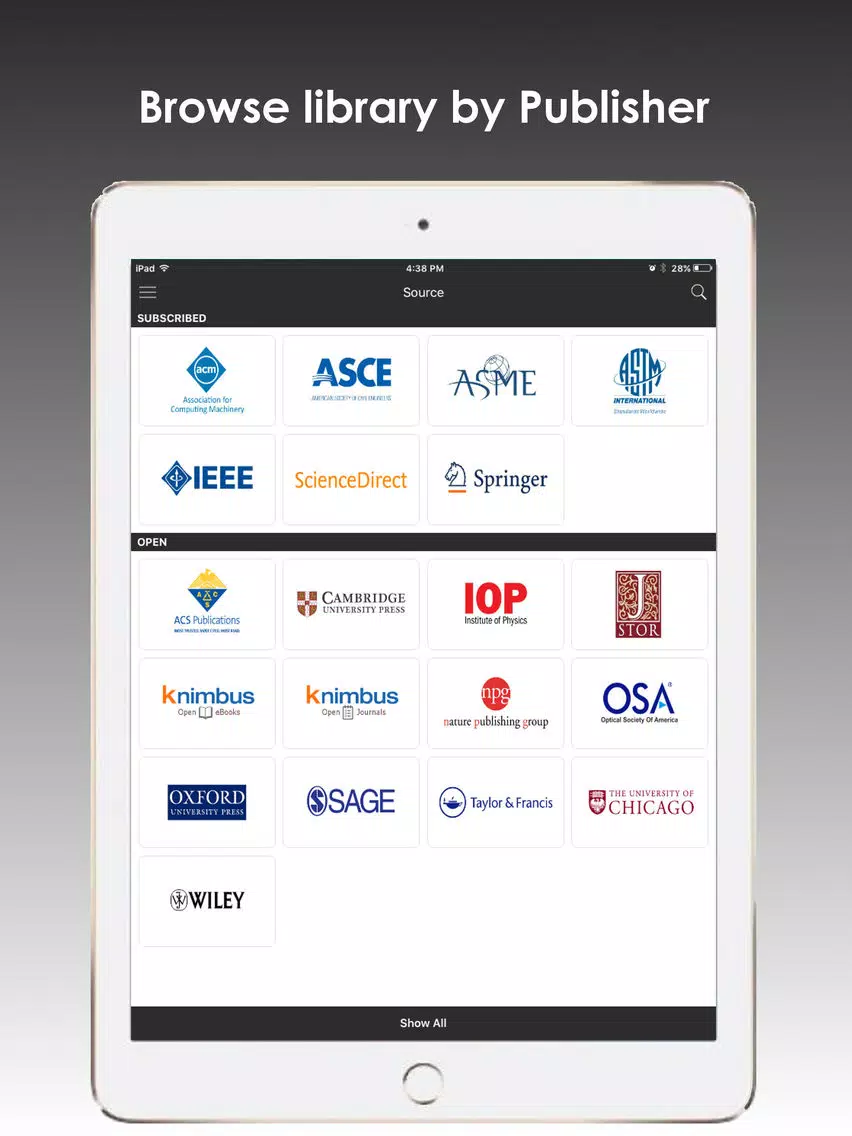 SGGS eLibrary iPad Screenshots