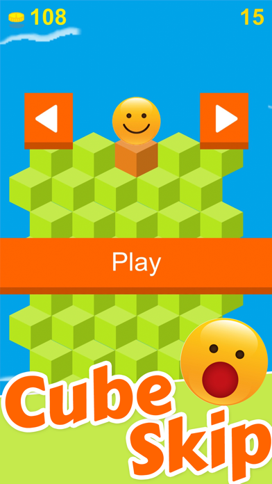 Cube Skip Emoji Fall Down : Emotion Rolling Ball Endless Games Screenshots
