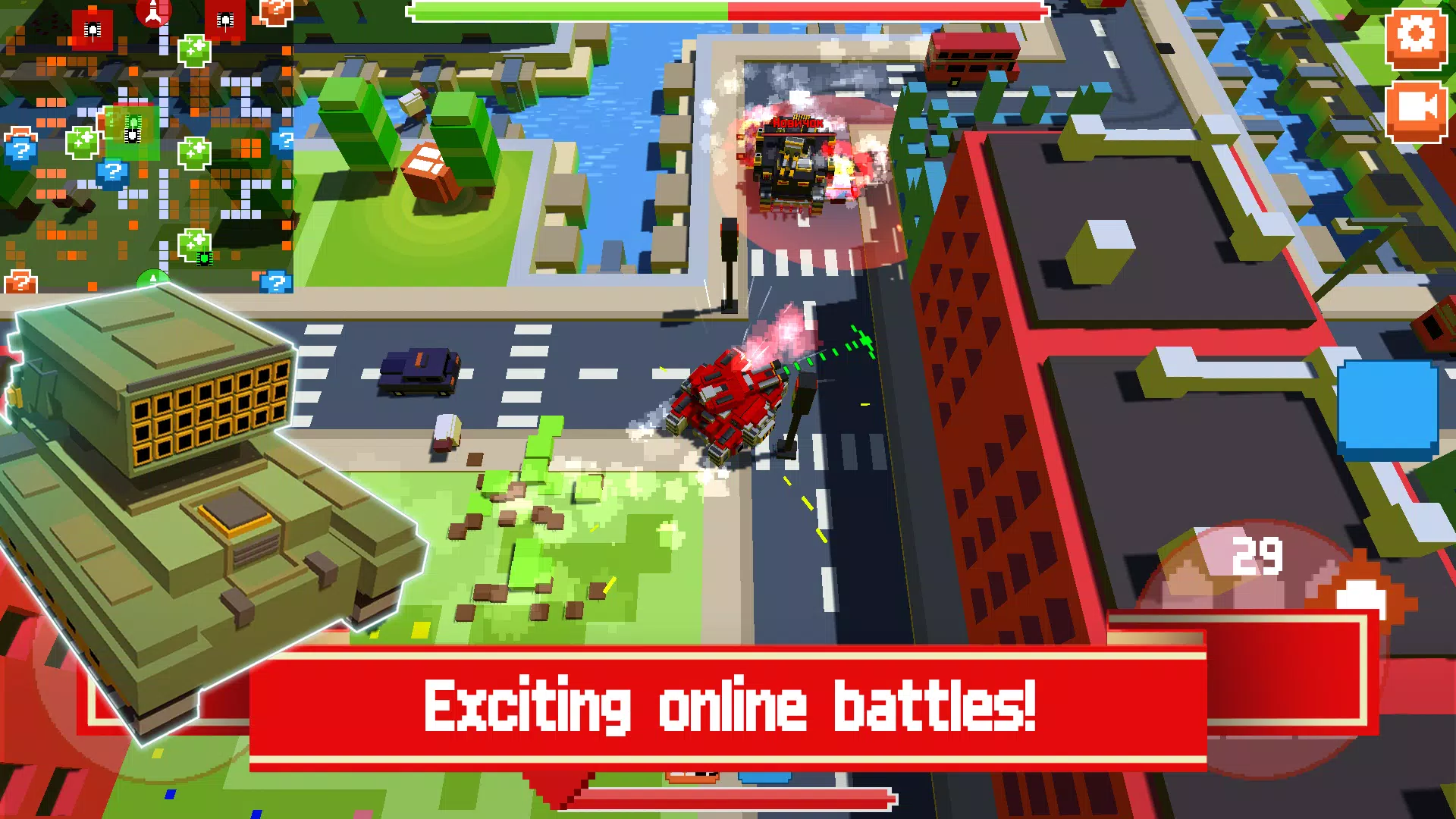 Zrzuty ekranu Pixel Tanks Online