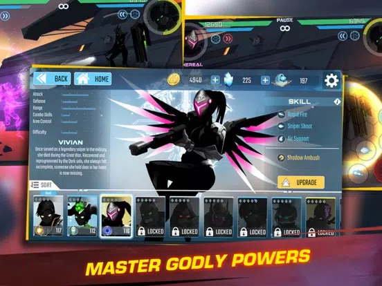 ภาพหน้าจอของ Shadow Battle 2 iPad 