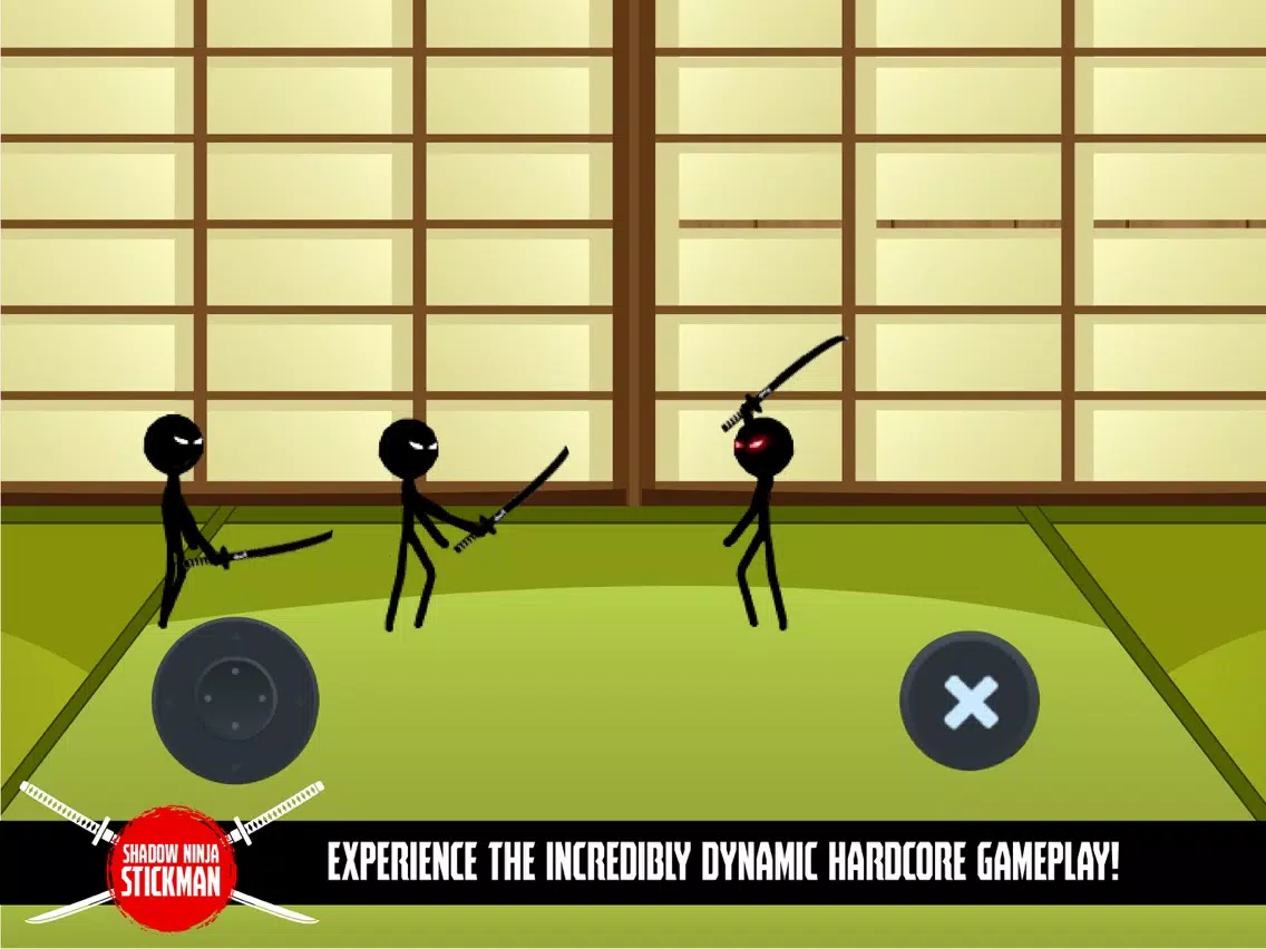 Tangkapan layar Shadow Ninja Stickman Legend iPad 