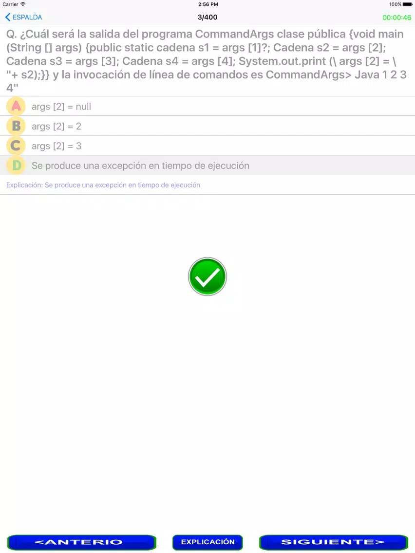 Preguntas para Java iPad Screenshots