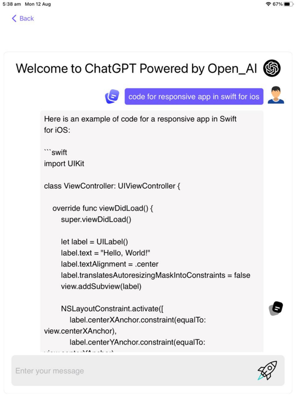 AI Chatbot Chat Assistant iPad Screenshots