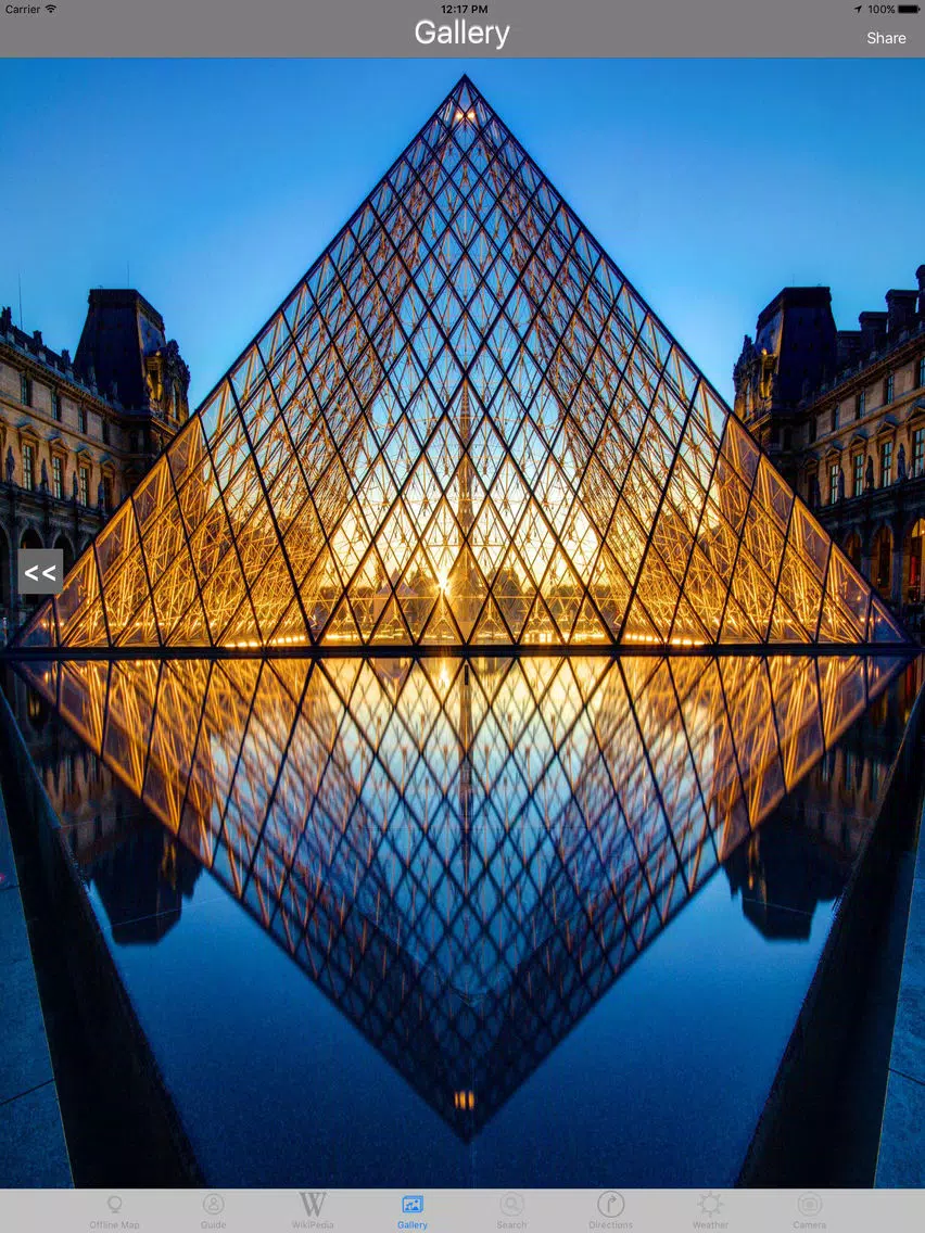 Louvre Museum Paris France Tourist Travel Guide iPad Screenshots