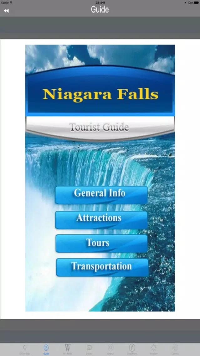 Niagara Falls Tourist Travel Guides Screenshots
