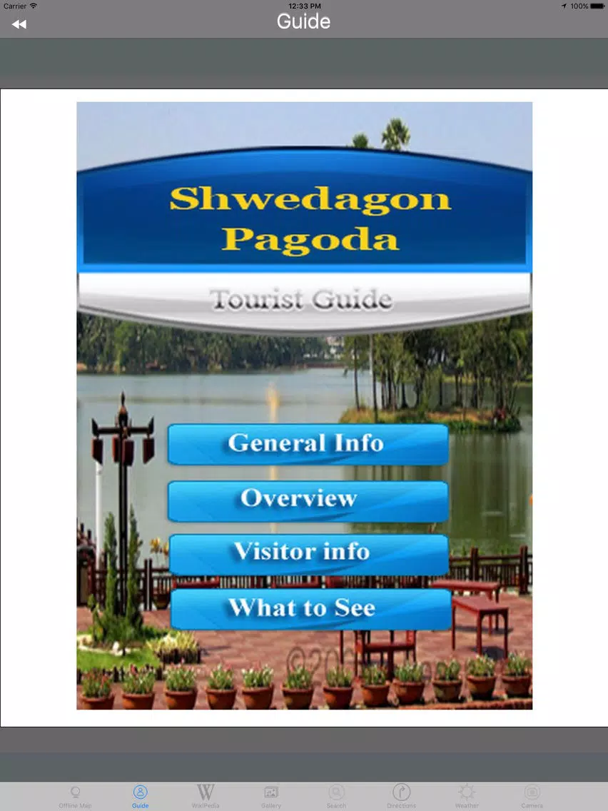 Shwedagon Pagoda Myanmar Tourist Travel Guide iPad Screenshots