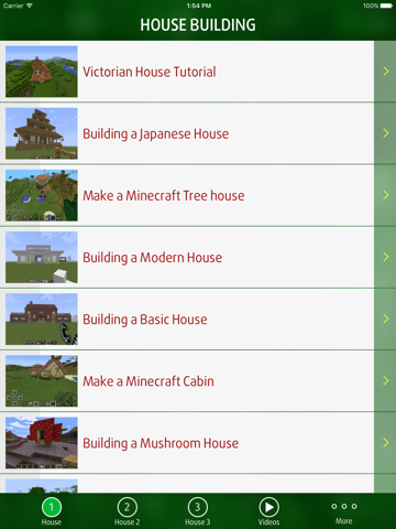 Guide for Building House - for Minecraft PE Pocket Edition iPad स्क्रीनशॉट