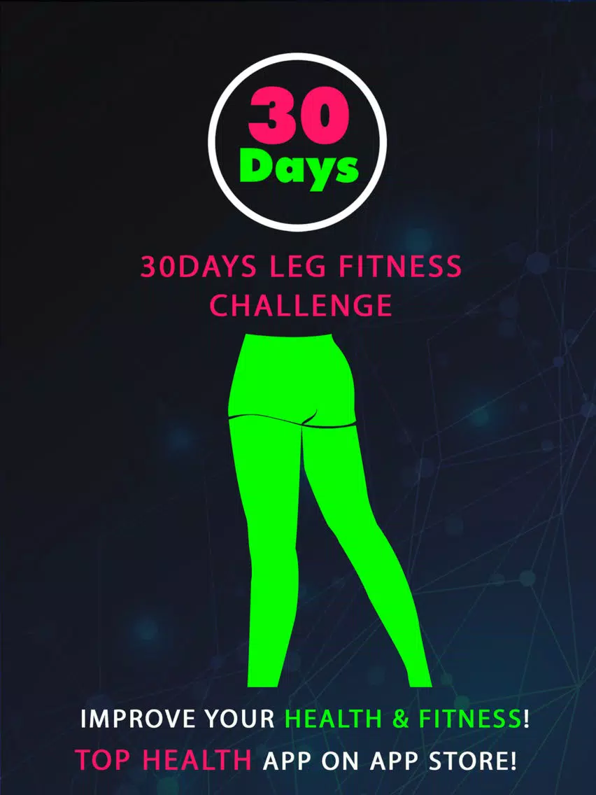Скриншоты 30 Day Leg Fitness Challenges ~ Daily Workout Pro iPad