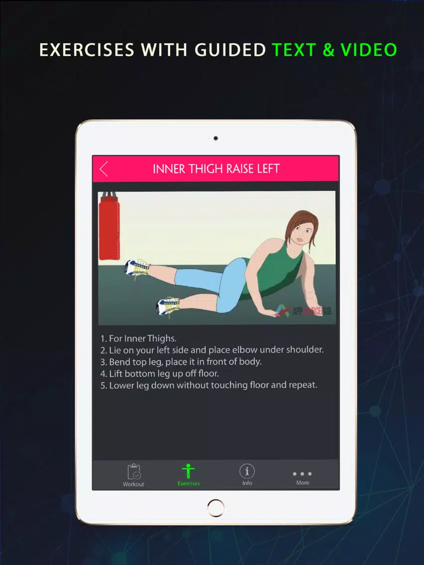 Скриншоты 30 Day Leg Fitness Challenges ~ Daily Workout Pro iPad