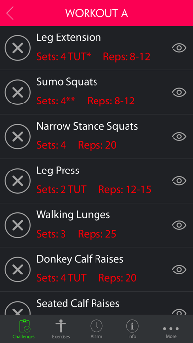 4 Day Muscle Building Workout Split Screenshots