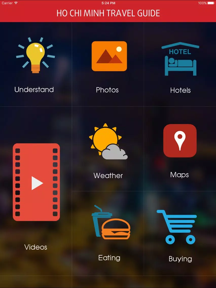 Ho Chi Minh City Travel Guide - Maps, Hotels, Tours, Photos, Videos & Tips iPad Screenshots
