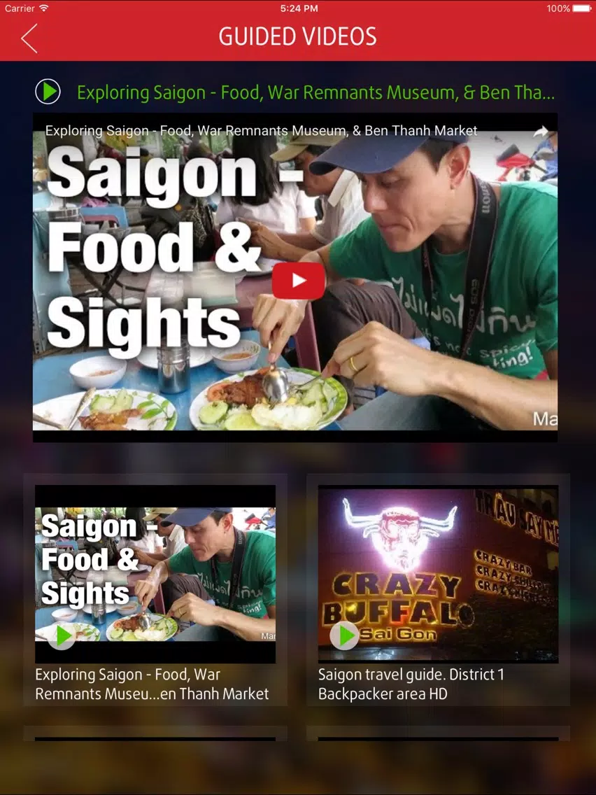 Ho Chi Minh City Travel Guide - Maps, Hotels, Tours, Photos, Videos & Tips iPad Screenshots