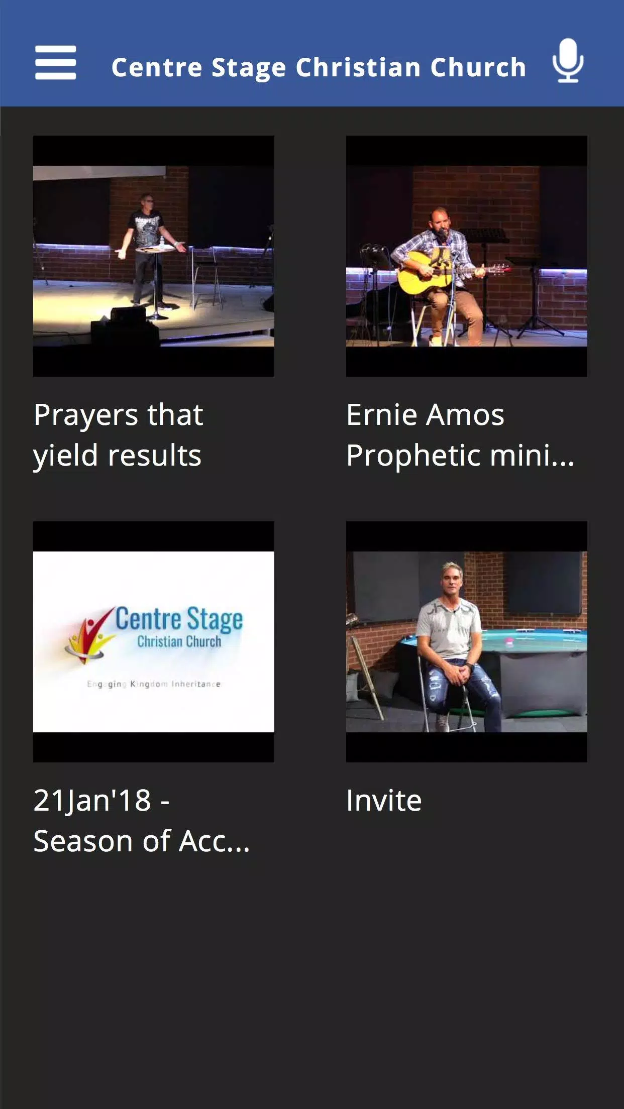 Centre Stage Christian Church Screenshots