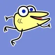 Silly Yellow Guy Stickers