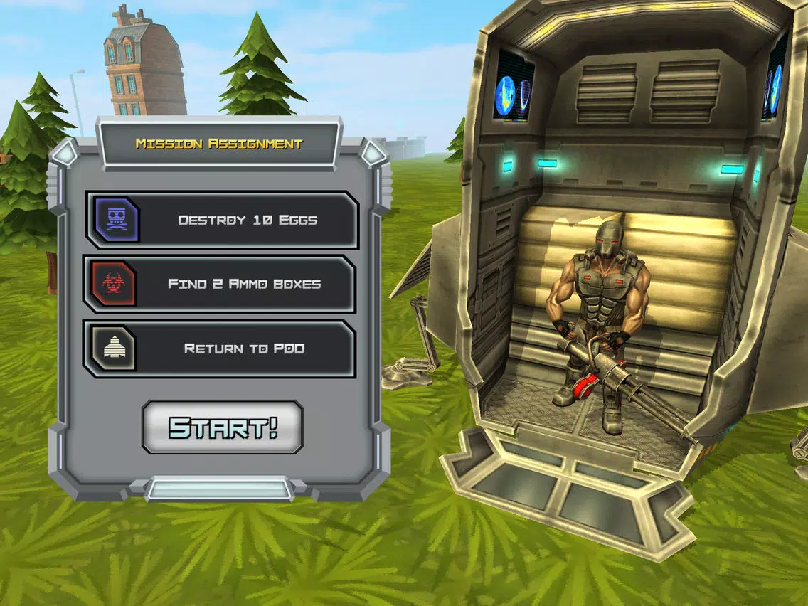 Zrzuty ekranu Alien Invasion 3D iPad 