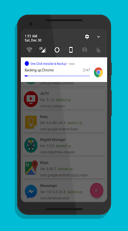 One Click Installer & Backup Screenshots