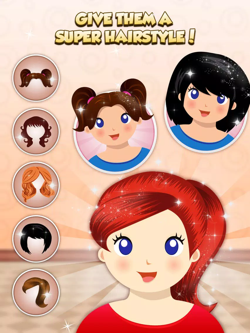 my baby care hair spa saloon game - makeover,dressup & look like sister! pro iPad Screenshots