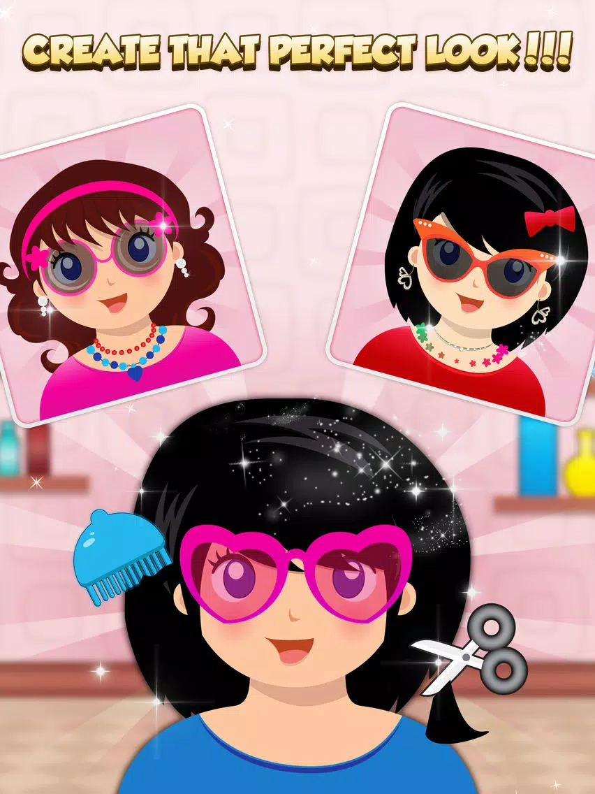 my baby care hair spa saloon game - makeover,dressup & look like sister! pro iPad Screenshots