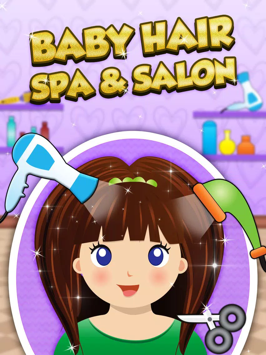 my baby care hair spa saloon game - makeover,dressup & look like sister! pro iPad Screenshots