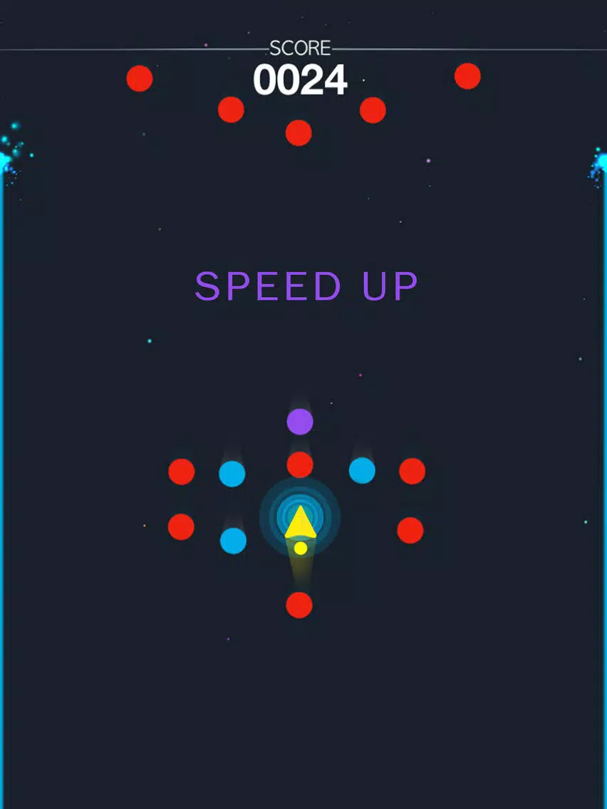 Galaxy Adventure : flight spaceship and avoid the dots iPad 應用截圖