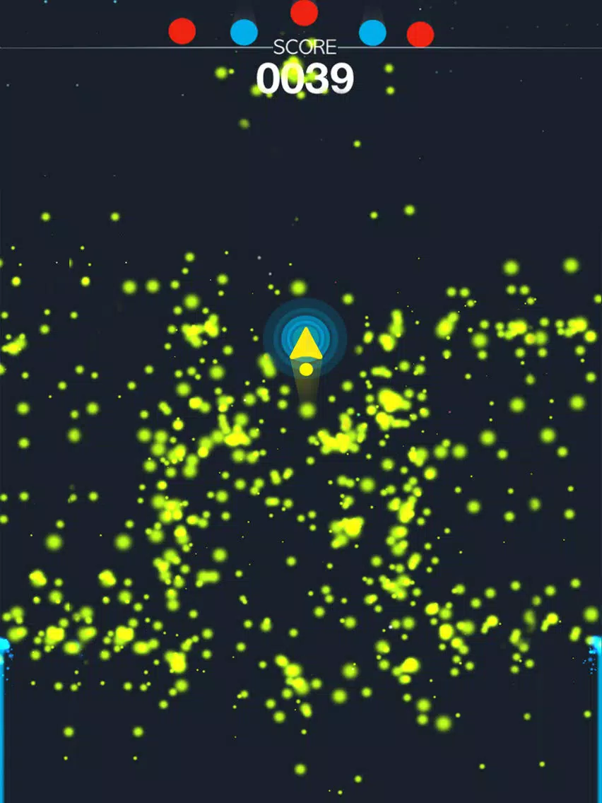 Galaxy Adventure : flight spaceship and avoid the dots iPad 應用截圖
