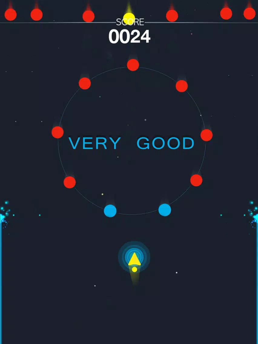 Galaxy Adventure : flight spaceship and avoid the dots iPad 應用截圖