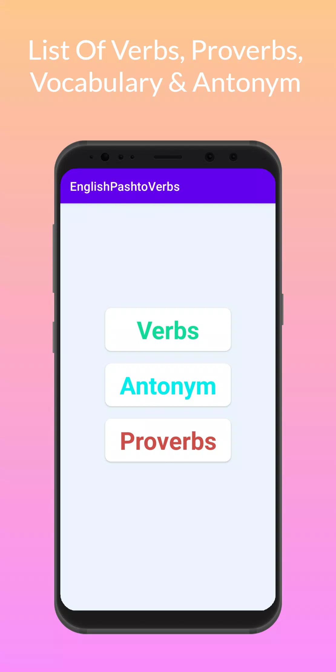 English To Pashto Verb Screenshots
