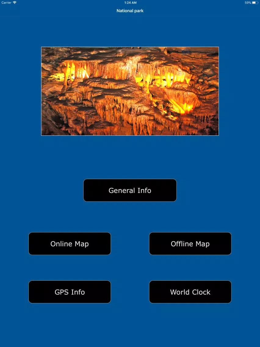Capturas de pantalla de Mammoth Cave National Park Map iPad