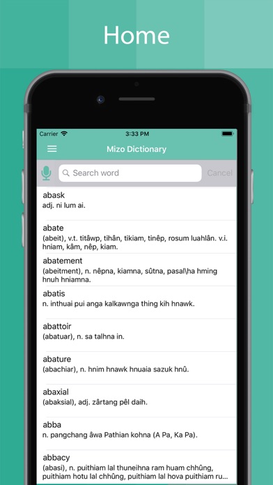 Скриншоты Mizo Dictionary Offline