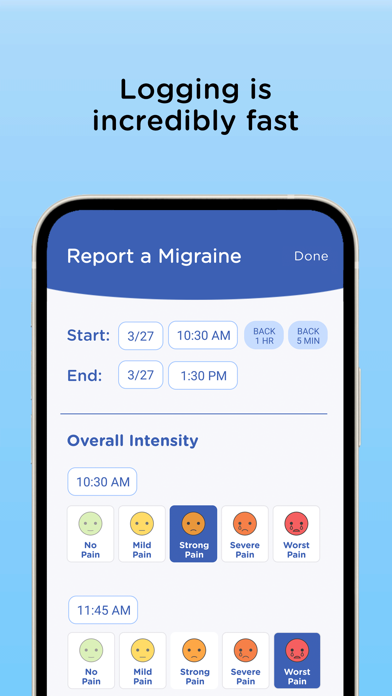Migraine Insight: Tracker स्क्रीनशॉट