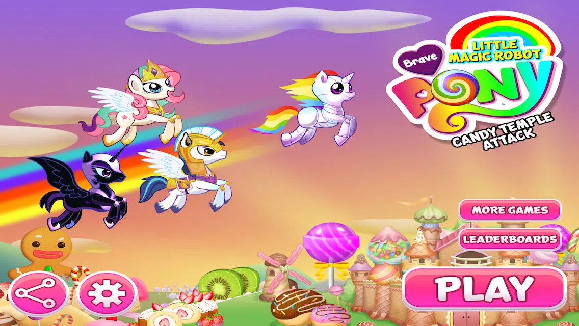 Magic Little Flap-py Robo Unicorn: Impossible Rainbow Dash Game Screenshots