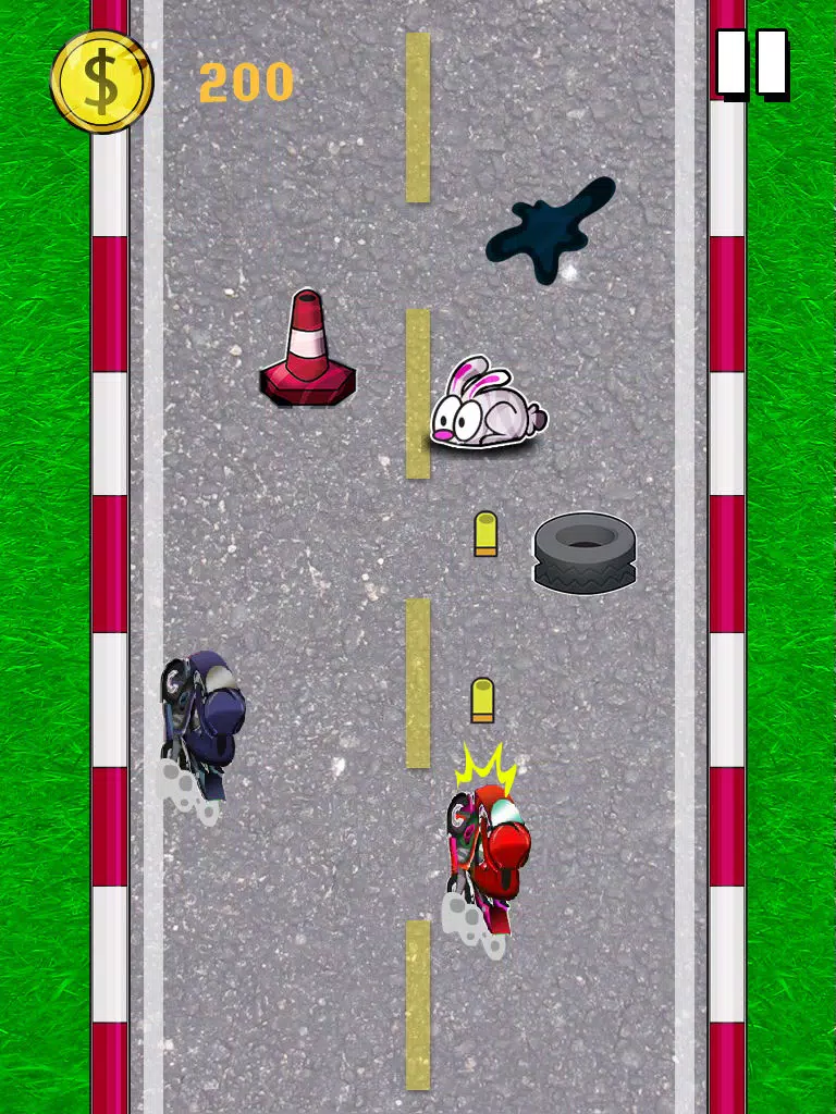 A Highway Motorcycle Race: Fast Racing Rider Free Game iPad Screenshots