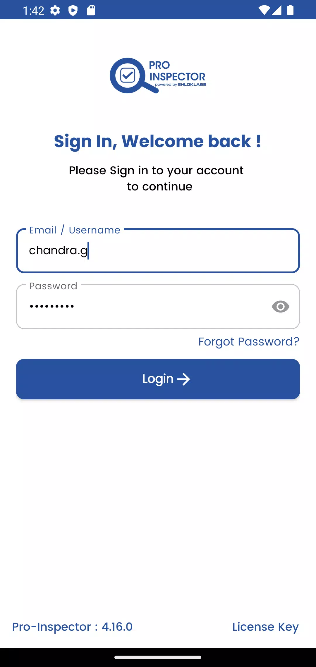 Pro-Inspector Screenshots