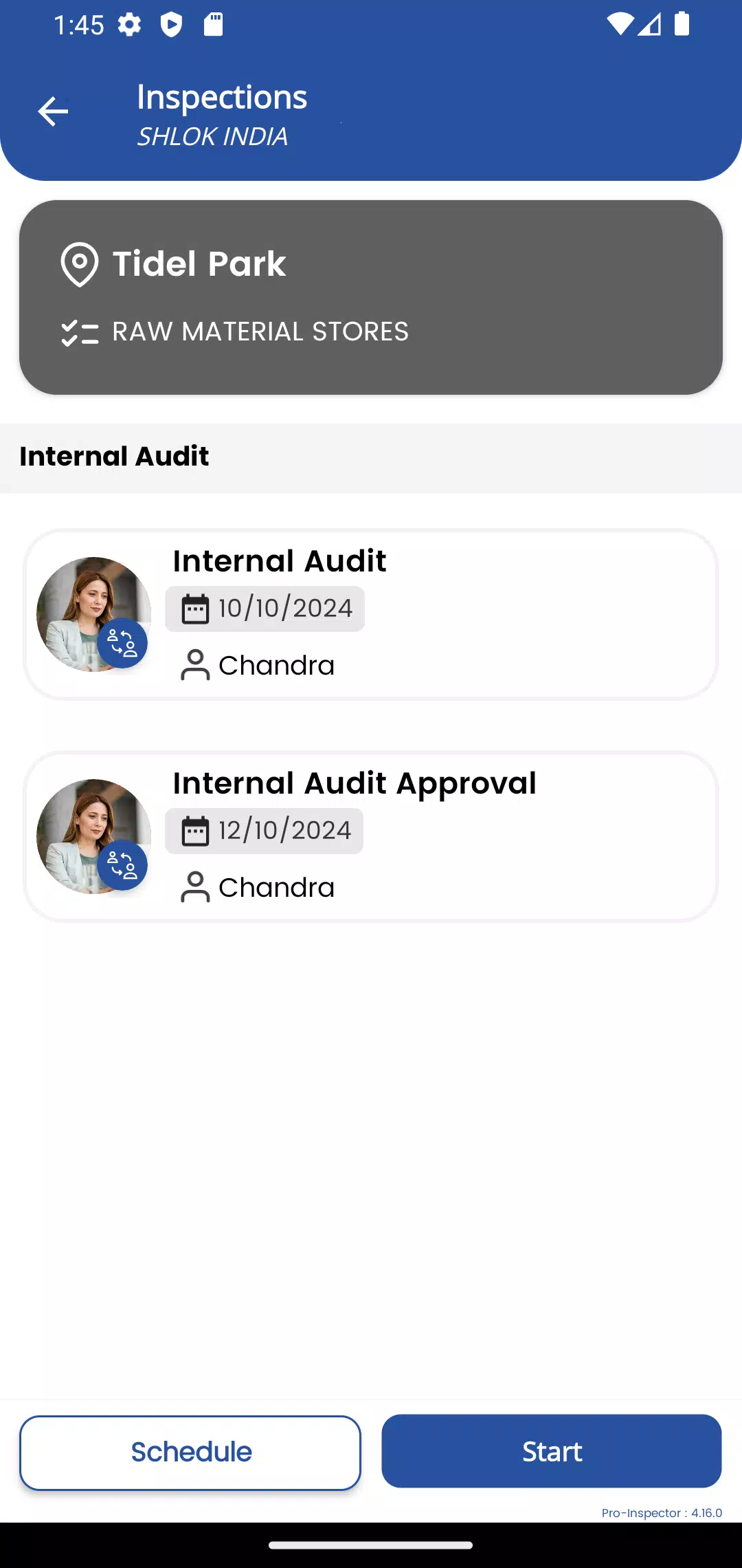 Pro-Inspector Screenshots