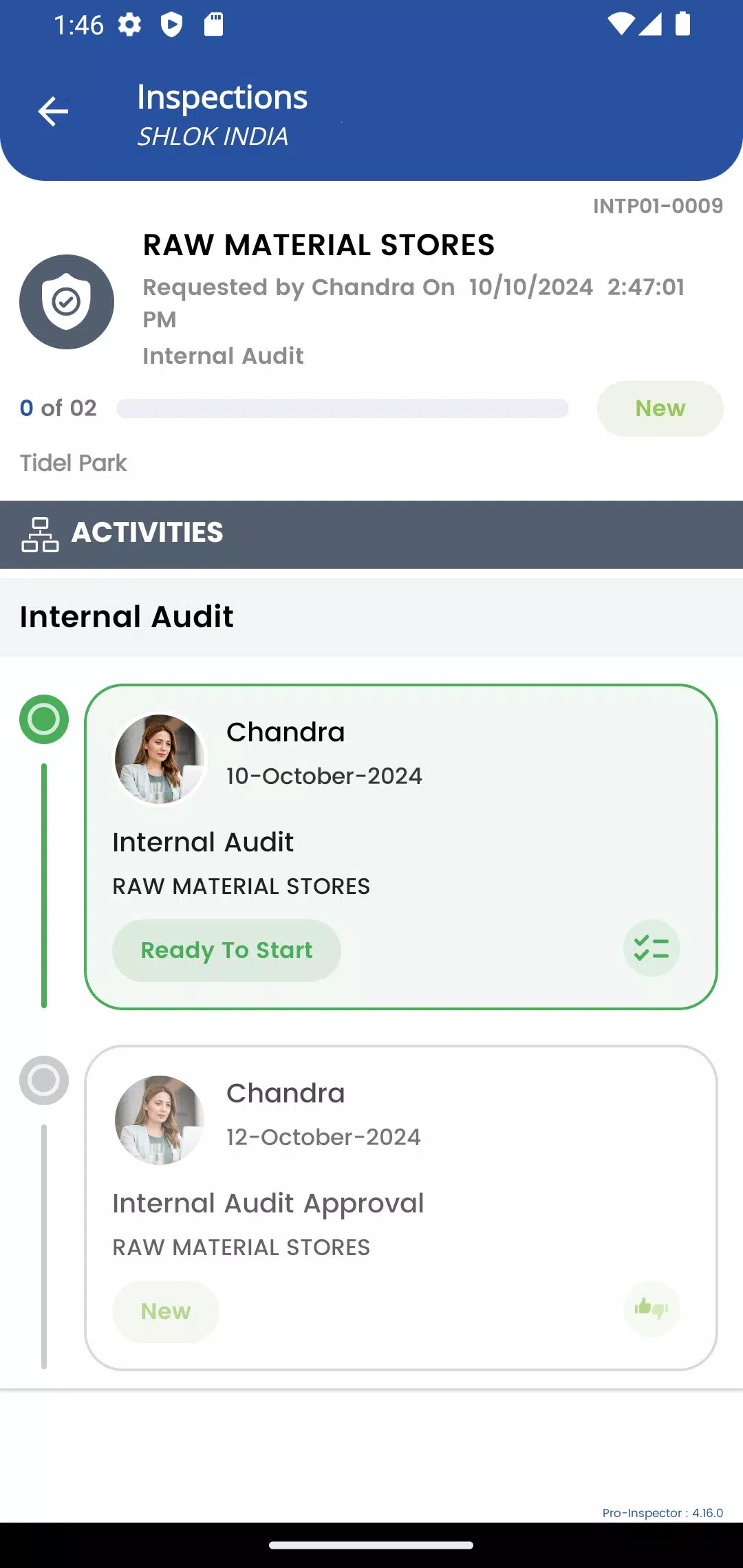 Pro-Inspector Screenshots