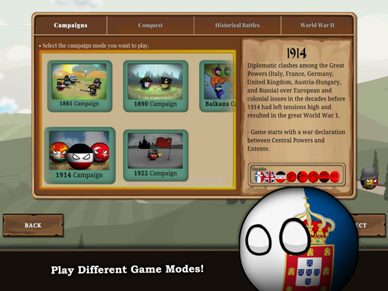 Zrzuty ekranu Countryball: Europe 1890 iPad 