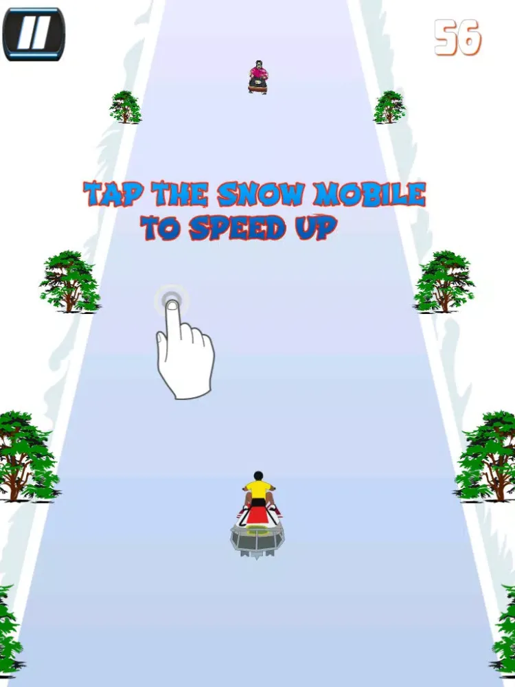 Crazy Speed Snow Race - Snowy Highway Drag Racing iPad  Screenshots