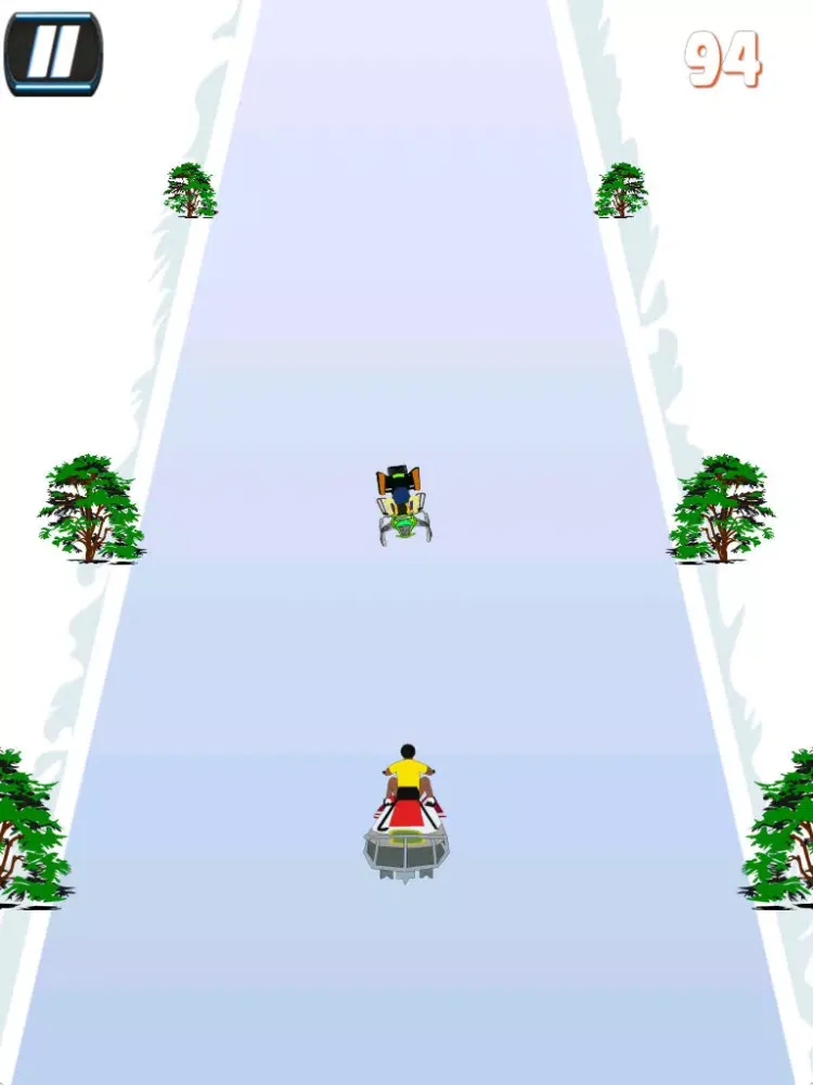 Crazy Speed Snow Race - Snowy Highway Drag Racing iPad  Screenshots