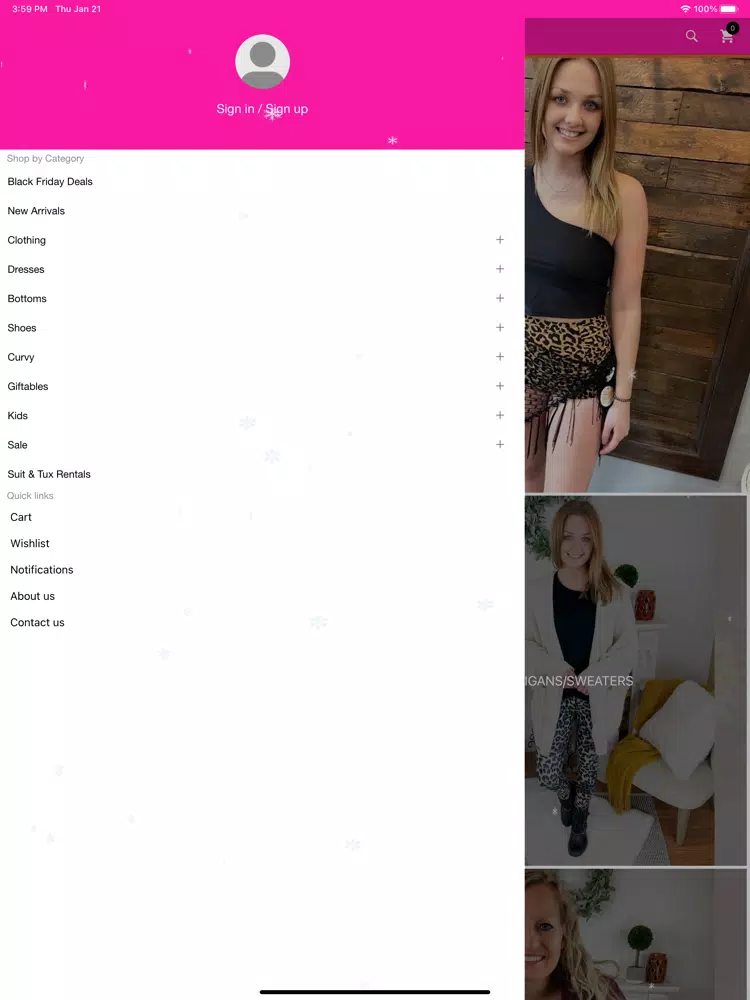 Sparkle and Sass Boutique iPad Screenshots