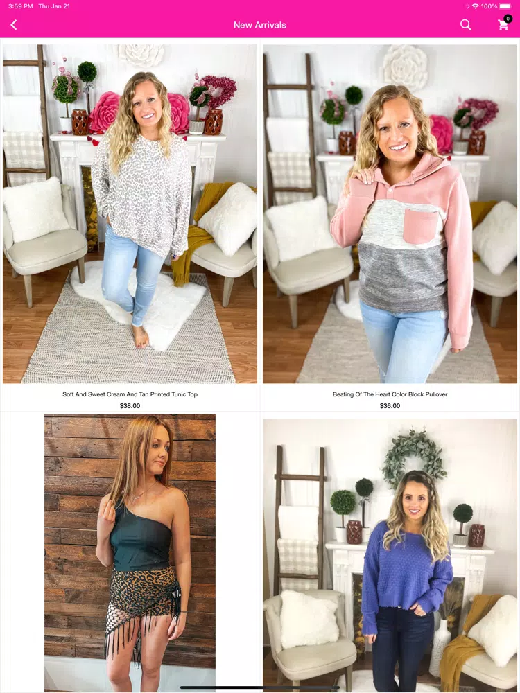 Sparkle and Sass Boutique iPad Screenshots