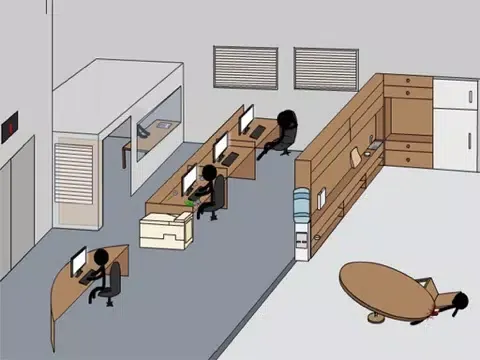 Office Death - Stickman Edition iPad Screenshots