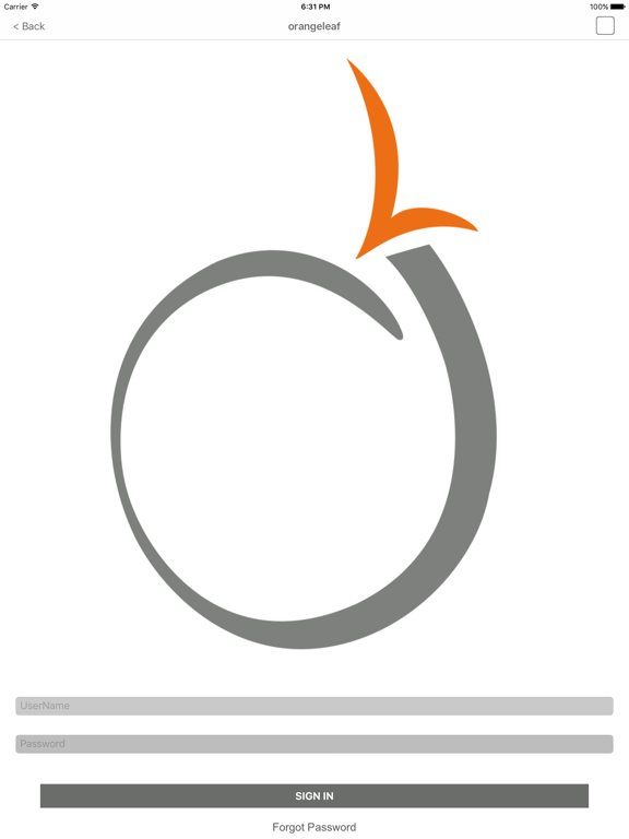 orangeleaf iPad Screenshots