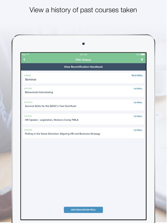 SHRM Certification iPad Screenshots