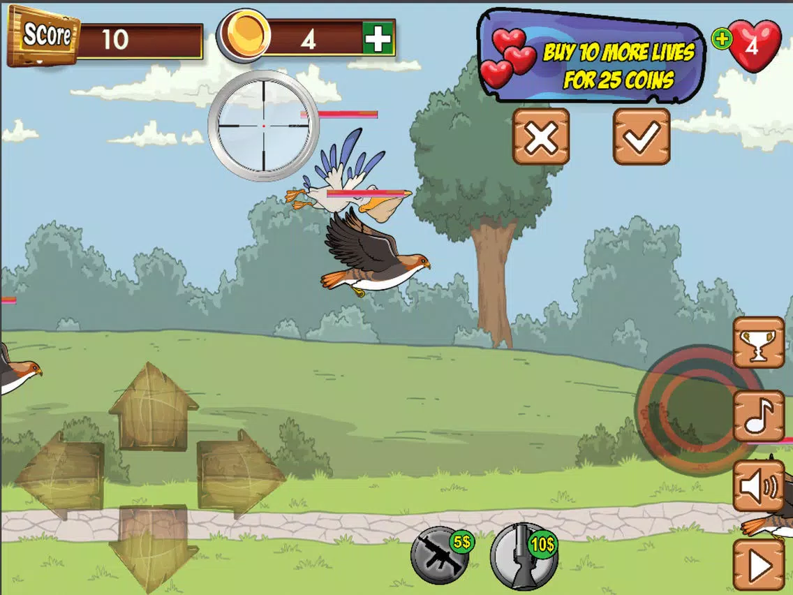 Bird Sniper X iPad  Screenshots