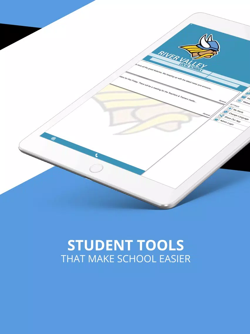 River Valley Local Schools iPad Screenshots