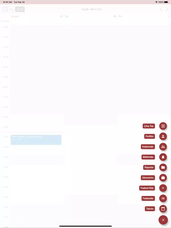 Elazığ TSO Takvim iPad Ekran Görüntüleri