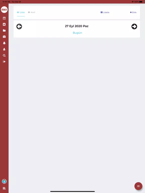 Elazığ TSO Takvim iPad Ekran Görüntüleri